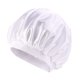 thumbnail image 1 of Capó de pelo ancho de ala de bronceado cabeza bufanda tapa durmiente moda suavidad sombrero turbans cabeza cubierta de pelo envolturas para las mujeres durmiendo blanco sidaley AP008211-10, 1 of 6