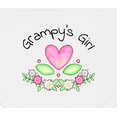 thumbnail image 3 of Inktastic Grampy's Girl Heart Flowers Baby Bandana Bib, 3 of 4