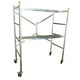 thumbnail image 1 of Andamio Plegable con Ruedas 135×124×62 Cm Doble Plataforma Metálica Acero Galvanizado, 1 of 6