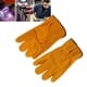 thumbnail image 5 of Guantes Utilitarios, 1 Par De Guantes Resistentes Al Calor De Cuero De Vaca Amarillo, Resistentes A Altas Temperaturas Y Bajas, Para Manejo De Carga, 5 of 8