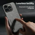 thumbnail image 6 of Luxury Leather Case For iPhone 16 15 14 11 13 12 Pro Max Mini XR 15 14 16 Plus Shockproof Cover For iPhone XS Max 8 7 SE Funda Black For iPhone 14, 6 of 7