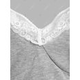 thumbnail image 3 of Top Corta Cami de Talla Grande de Encaje Rosegal  Camisetas sin mangas de talla grande, 3 of 5