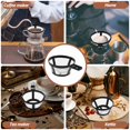 thumbnail image 2 of LEEYNEER 2pcs Coffee Pot Filter Effective Tea Filter Coffee Mesh Strainer Coffee Filter Coffee Machine Parts, 2 of 8