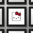 thumbnail image 4 of Gallery Pops Sanrio Hello Kitty - Hello Kitty Happy Face Wall Art, Black Framed Version, 12" x 12", 4 of 5