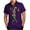 Purple, variant on Mens Mardi Gras Shirt Mask Graphic Tee Button Down Short Sleeve Blouse Summer Hawaiian Shirts Carnival Festival Outfits Men