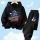 thumbnail image 2 of Conjunto de sudadera con capucha Sonic 2024, ropa de bebé para primavera, prendas de vestir exteriores, tops, sudadera para niño, ropa para niña, ropa para madre e hijo, 2 of 5