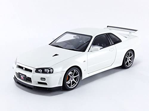Miniature AUTOart Nissan Skyline R34 V-Spec II - Blanc Pearl, 2001, 1/18