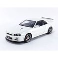 thumbnail image 1 of Autoart 1/18 Nissan Skyline GT-R (R34) v Spec II White Pearl Finished Product 77406, 1 of 5