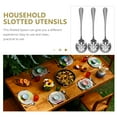 thumbnail image 4 of 3Pcs Stainless Steel Slotted Spoons Daily Use Serving Utensils, Household Serving Spoons, 4 of 6