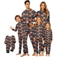 thumbnail image 2 of 2026 Halloween Family Matching Pajamas Sets Ghost Pumpkin Print Long Sleeve Top & Pants Two Piece Set Sleepwear Pjs, 2 of 5