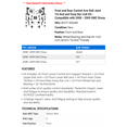 thumbnail image 2 of Front and Rear Control Arm Ball Joint Tie Rod and Sway Bar Link Kit - Compatible with 2008 - 2009 GMC Envoy, 2 of 2