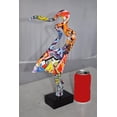 thumbnail image 3 of Nifao Gone With The Wind Modern Graffiti Resin Statue – Modern Home Decor Sculpture, 9"L x 3"W x 14"H, 3 of 12