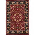 thumbnail image 1 of Safavieh Heritage Collection HG966A Handmade Traditional Oriental Red and Navy Wool Area Rug (5' x 8'), 1 of 4