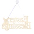 thumbnail image 2 of 1 Set Door Decorations Wood Rabbit Spring Letter Pattern Party Supply Easter Wreath Cute Eye-catching Doors Hangers Wreathes JM00292, 2 of 9