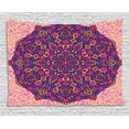 thumbnail image 1 of Purple Mandala Tapestry, Abstract Flower Circle Shaped Spiritual Universe Icon Eastern Artful Image, Wall Hanging for Bedroom Living Room Dorm Decor, 60W X 40L Inches, Multicolor, by Ambesonne, 1 of 1