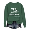 thumbnail image 4 of Generic Womens Letter Sweatshirt Crewneck Funny Saying Casual Funny Vintage Pullover Tops Fall Fashion Sweatshirts, 4 of 5