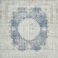 thumbnail image 1 of Ahgly Company Machine Washable Indoor Square Traditional Dark Goldray Area Rugs, 3' Square, 1 of 7