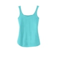 thumbnail image 5 of District Made Ladies Drapey Tank-XS (Aqua Ice), 5 of 6