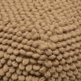 thumbnail image 4 of GDF Studio Wilsey Boho Handcrafted Tufted Fabric Square Pouf, Natural, 4 of 8