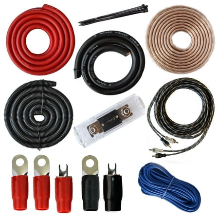 0 Gauge Amp Kit Amplifier Install Wiring Complete 0 Ga Installation Cables