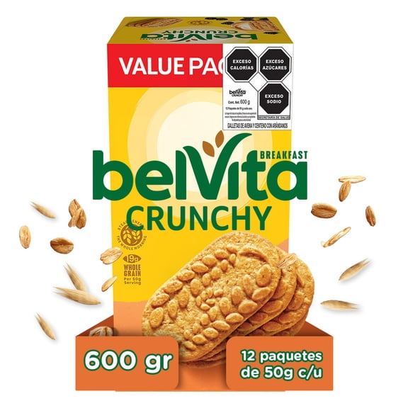 Galleta Belvita Avena 600 g