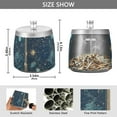 thumbnail image 2 of Yayeee Ashtray with Lid for Cigarette Smokeless Stainless Steel Home Ash Holder, Dark Star Map, 2 of 7