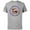 Athletic Heather, variant on Marvel Hawkeye Target Lucky the Pizza Dog - Short Sleeve Cotton T-Shirt for Adults - Customized-Athletic Heather