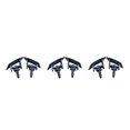 thumbnail image 4 of VONKY 2pieces Precise Windscreen Washer Nozzle - Efficient Cleaning At Best Long Service Life black 6438F5 3Set, 4 of 6
