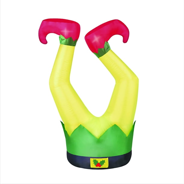 Holiday Time Yard Inflatables Elf Legs, 3.5 ft