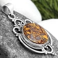 thumbnail image 2 of Natural Coquina Fossil Jasper - India 925 Sterling Silver Pendant Jewelry P-1569 SDP103314, 2 of 5