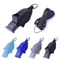 thumbnail image 4 of 4 paquetes de silbatos deportivos de plástico con cordón, silbato con sonido fuerte y nítido, ideal para entrenadores, árbitros y funcionarios, 4 of 5