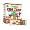 Orgain Organic Kids Energy Bar, Chocolate Brownie - Great for Snacks, Vegan, 7g Dietary Fiber, Dairy Free, Gluten Free, Lactose Free, Soy Free, Kosher, Non-GMO, 1.27 oz, 10 Count (Packaging May Vary)
