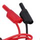 thumbnail image 3 of Kit de cordons de test banane 4 mm mâle vers mâle 32 A 1\xa0000 V rouge et noir pour batterie, 3 of 4