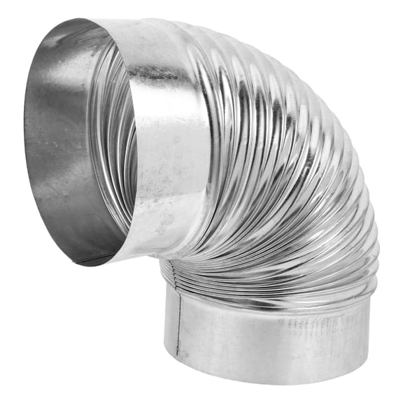 NIAIZEK Durable Stainless Steel Stove Chimney Pipe Elbow for Indoor Heating Stove Easy Installation