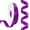 Purple, variant on LoomJoyz Double Face Purple Satin Ribbon, 1 Inch x 50 Yards for Gift Wrapping, Wedding, Party, Hair Bow & Invitation Decor