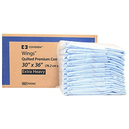 Wings Maxima Underpad - Covidien P3036C Wings Quilted Extra Heavy Absorbency Premium Underpads 30