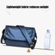 thumbnail image 4 of Bolso de hombro cruzado impermeable casual | Organizador de gran capacidad | Múltiples compartimentos y cierre de cremallera | Ligero 431g | Para el trabajo diario | 27x20x9cm | Negro Gris Azul, 4 of 6