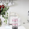 thumbnail image 4 of Eease 2 Pcs Tumbler Lid Organizers Cup Lid Organizer Vertical Tumbler Lid Rack Lids Holder Kitchen Storage, 4 of 5