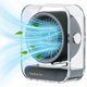 thumbnail image 2 of Ventilador de escritorio transparente con pantalla digital, elegante ventilador USB, con pantalla digital y 100 configuraciones de velocidad para un flujo de aire turbo de alta velocidad,, 2 of 12