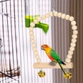 thumbnail image 4 of Juguete para masticar pájaros, 8 piezas de madera trenzada de paja, juguete para columpio para loros, juguete para morder pájaros, materiales ecológicos Jadeshay  A, 4 of 8