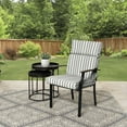 Better Homes & Gardens 44" x 21" Grey Stripe Rectangle Outdoor Chair