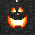 thumbnail image 4 of Inktastic Toothy Grin Pumpkin Face in Orange Glow Women's T-Shirt, 4 of 5
