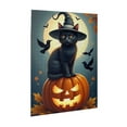 thumbnail image 2 of 500 Piece Halloween Black Cat Jigsaw Puzzle For Adults Witch's Hat Cat On Jacko'lantern Spooky Autumn Artwork Challenging And Fun Puzzle Game Great Gift Idea, 2 of 7