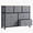 Blue, variant on Gianna Chest of Drawers with 7 Fabric Drawers, Drawer Cabinet, Organization Furniture for Kitchen, Office, Hallway, Light Gray