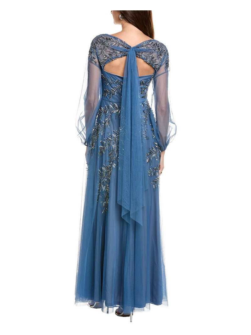 gunmetal blue dress Jovani 42028 Prom Dress - Gunmetal Gold main image 1
