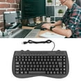 thumbnail image 3 of Wired Keyboard, Ergonomically Adjustable Mini Keyboard Simply Use  for Laptop for Desktop Computers English,Arabic, 3 of 8