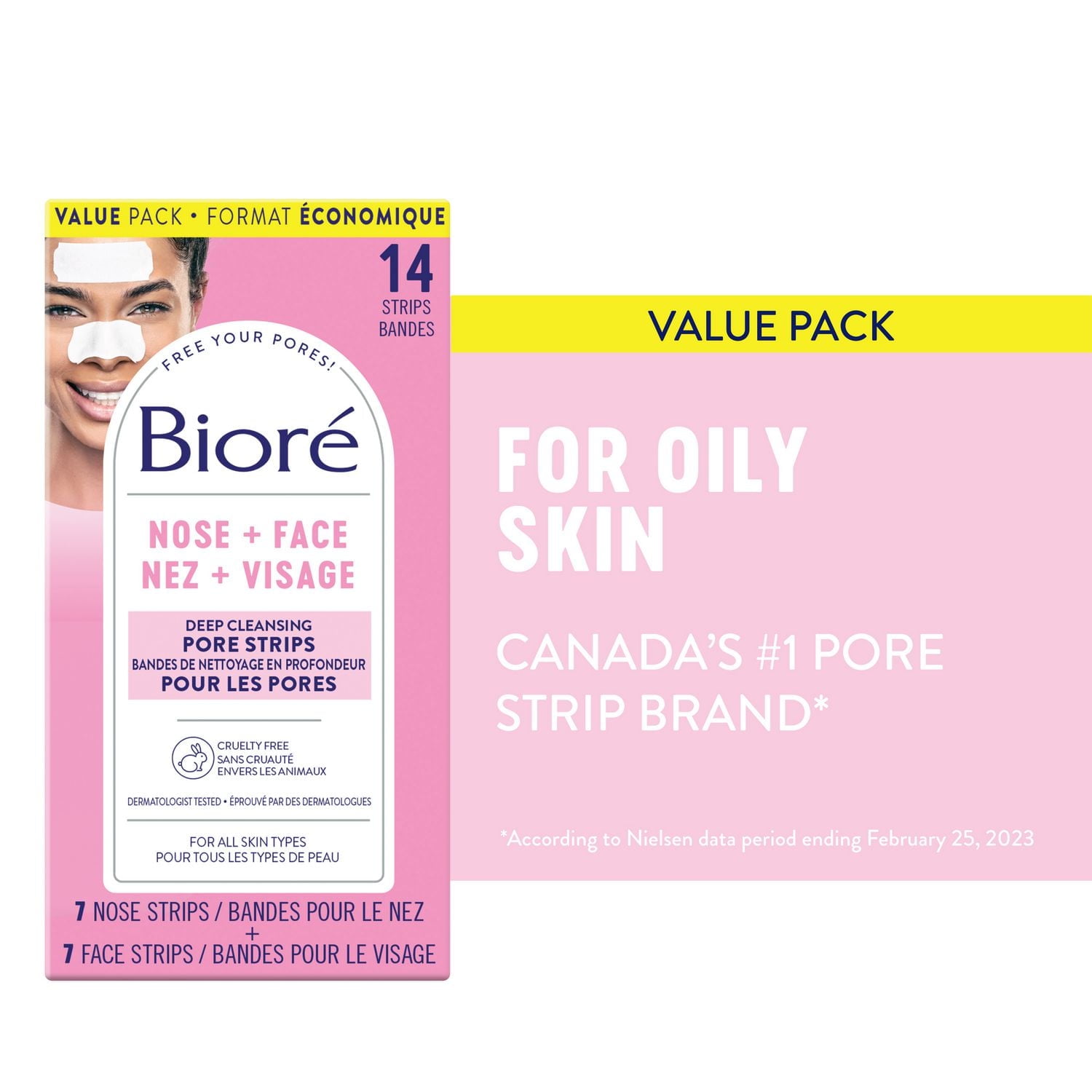 Bandes les pores de Bioré