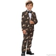 thumbnail image 4 of Whosucclay Horse Pattern, Non-Stretch Polyester Cloth Boys Suit Dual Front Pockets Breathable Boys Outfit for Party Wedding Graduation, 4 of 10
