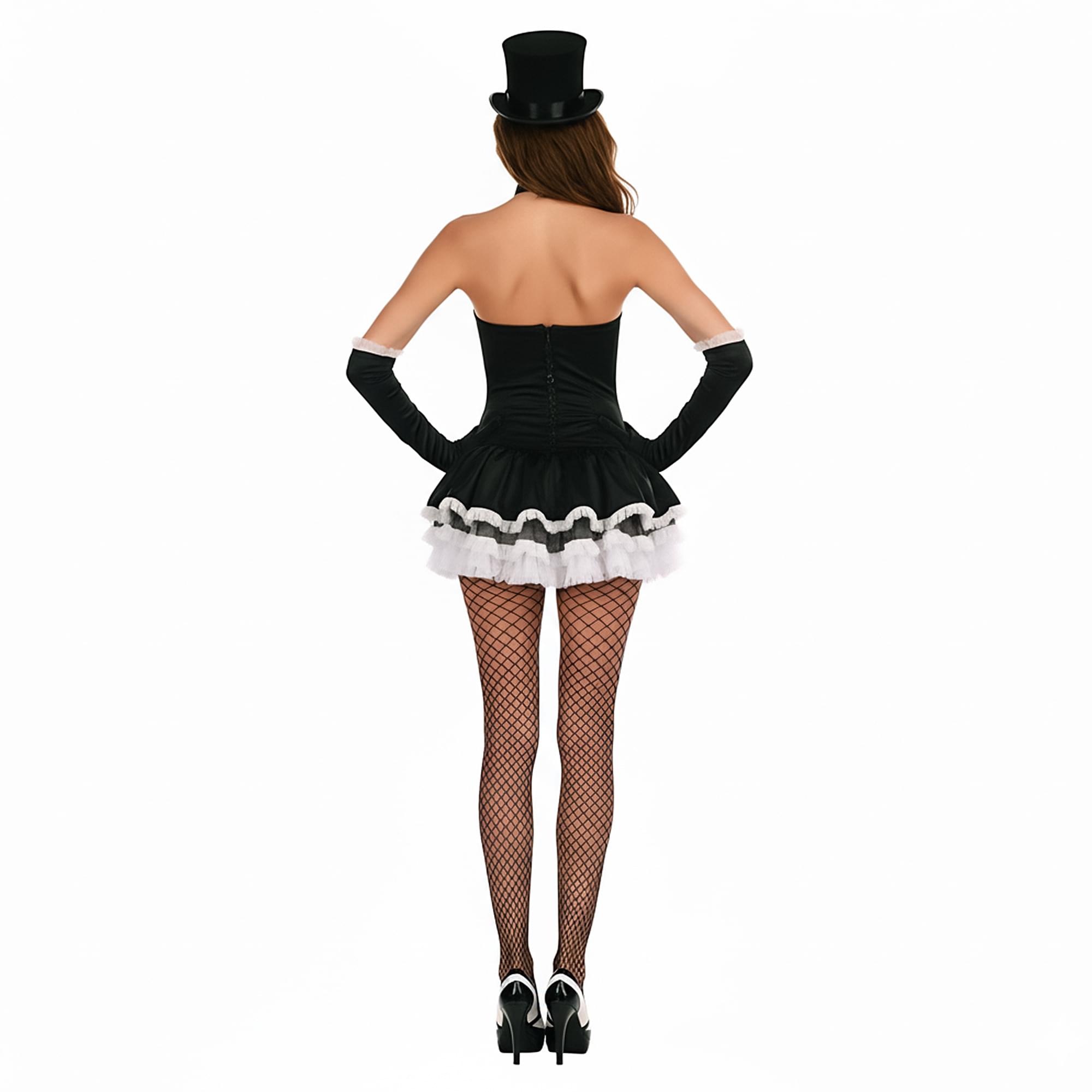 Trashy Tuxedo Dress . Adult Costume X-large Female