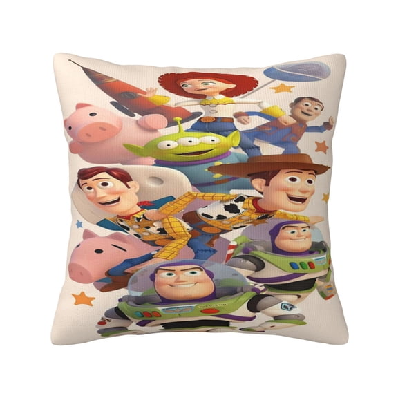 Toy Story Throw Pillow Pillowcase Cushion Covers 18 X 18 Inch Decor Sofa Couch Bedroom